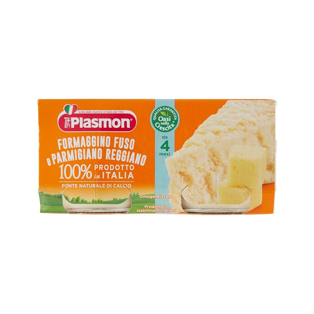 Plasmon Omogeneizzato Formaggino Parmigiano 80 G X 2 Pezzi