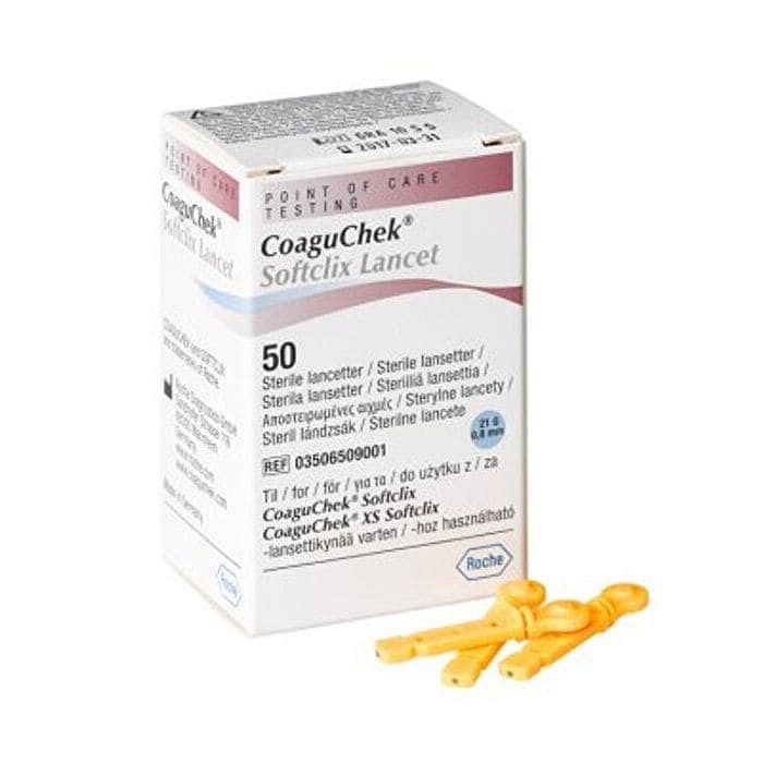 Lancette Pungidito Coaguchek Softclix Lancet 50 Pezzi Misura Xl