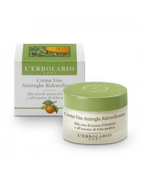 Crema Viso Antirughe Ridensificante Cera Di Scorza D'Arancia Ed Estratto Di Erba Medica 50 Ml