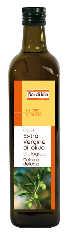 Fior Di Loto Olio Extra Vergine Di Oliva Bio Fruttato Leggero 750 Ml