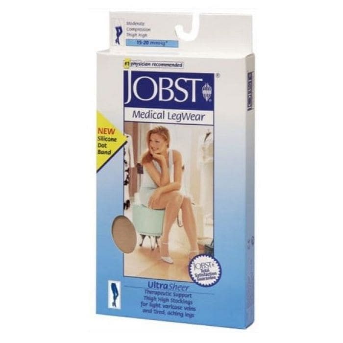 Calza Compressiva Jobst Ultrasheer 15 20 Mmhg Collant Elast Appl Noir5 Articolo 751160000900