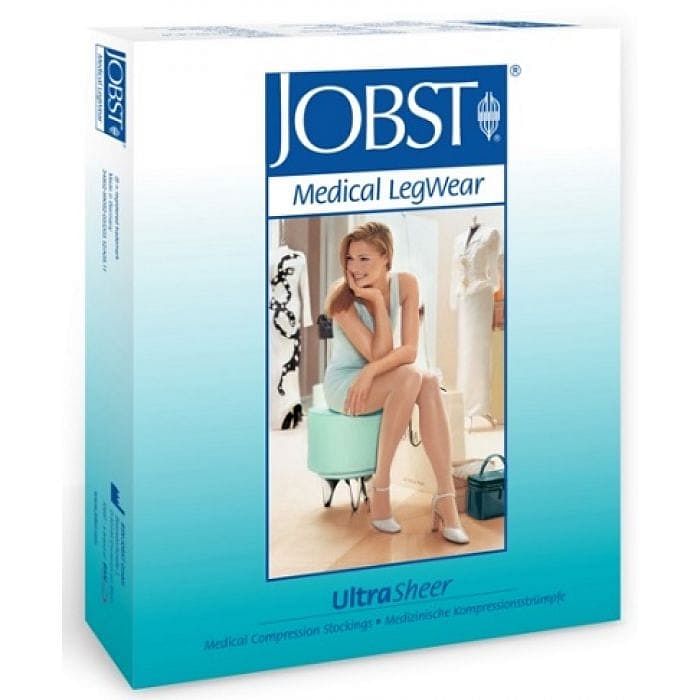 Calza Compressiva Jobst Ultrasheer 15 20 Mmhg Collant Elast Appl Noir3 Articolo 751140000900