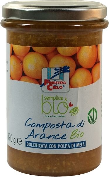 Composta Di Arance Con Polpa Di Mela Bio 320 G