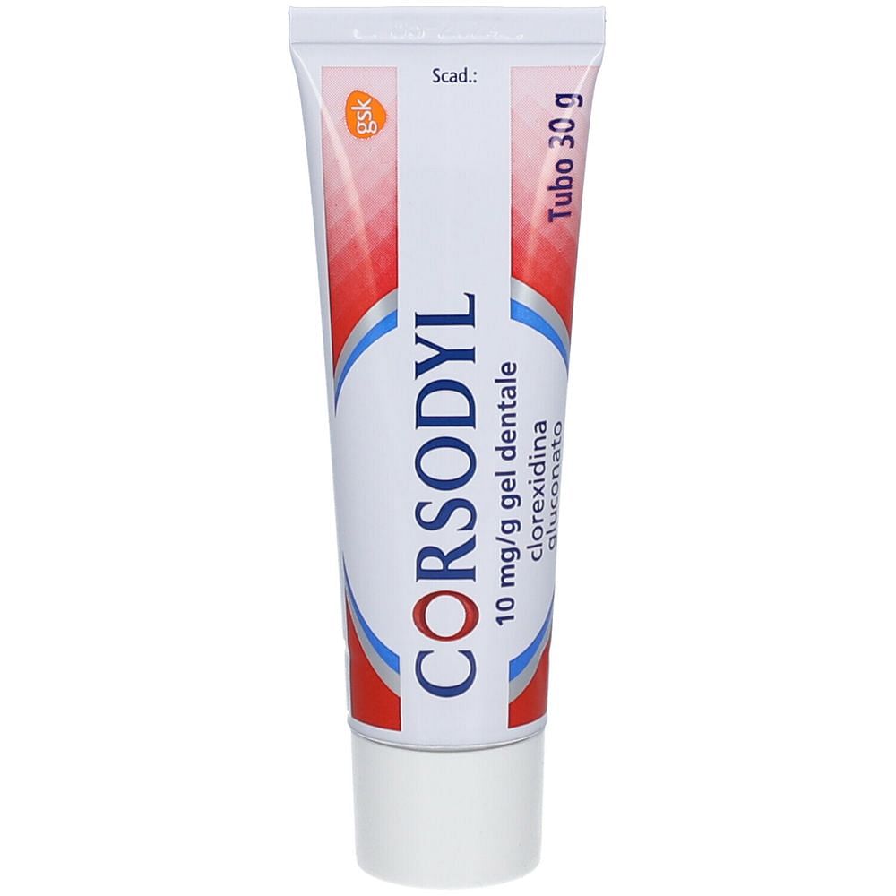 Corsodyl*Gel Dent 30 G 1 G/100 G