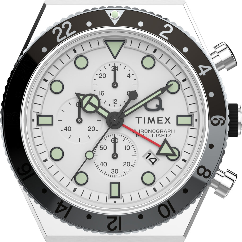 Stroili - Orologio Al Quarzo Timex Q Timex Gmt Chronograph Tw2V69900