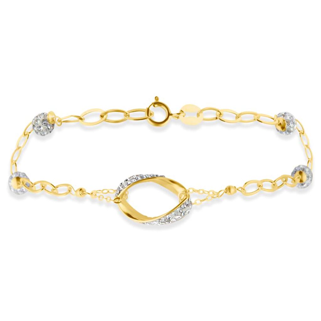 Stroili - Bracciale Crystal Gold Oro Giallo Cristallo