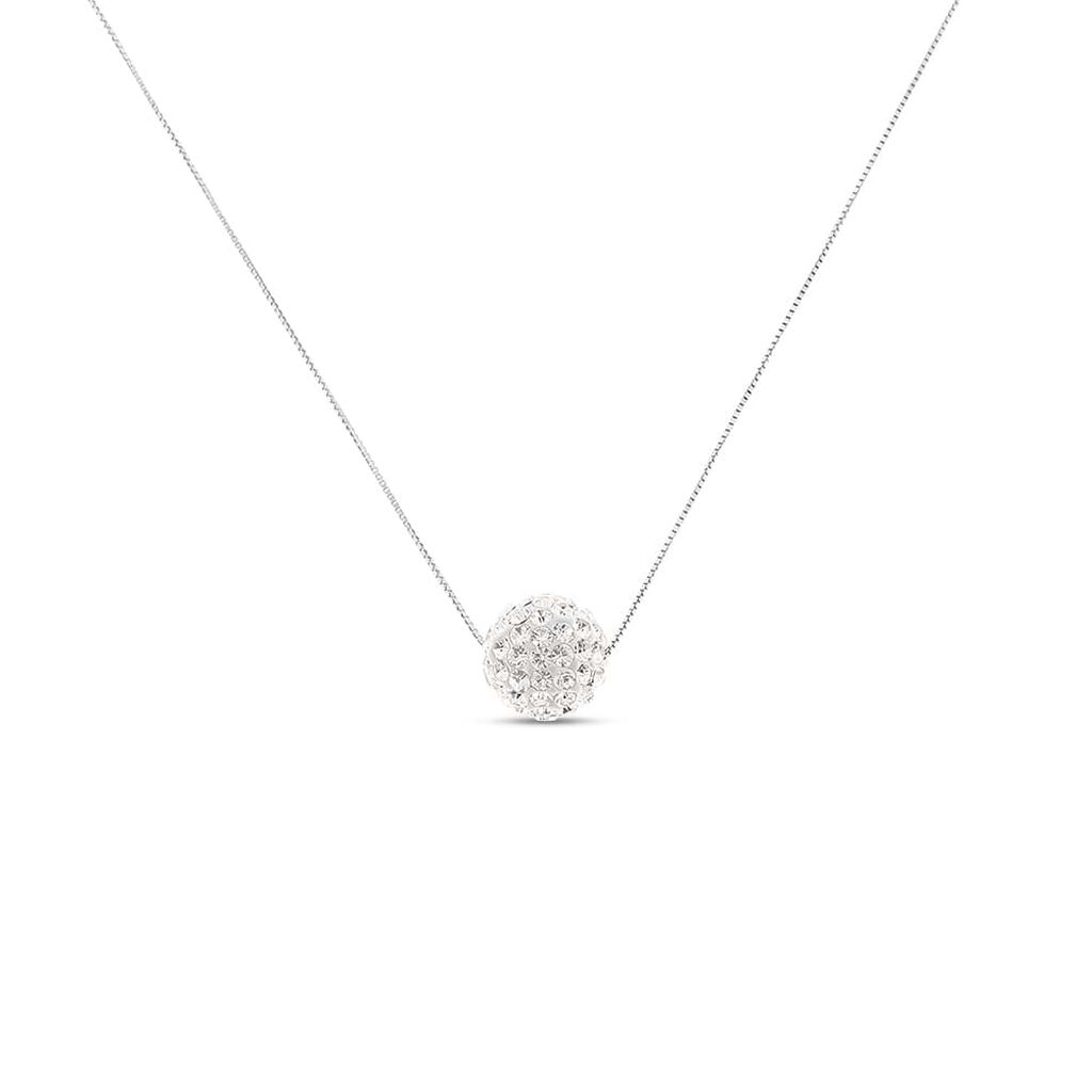 Stroili - Collana Crystal Gold Oro Bianco Cristallo