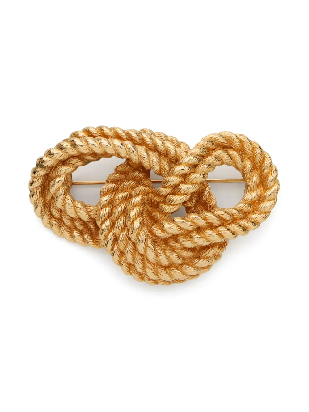 Christian Dior Pre-Owned 2000s twist brooch - Oro