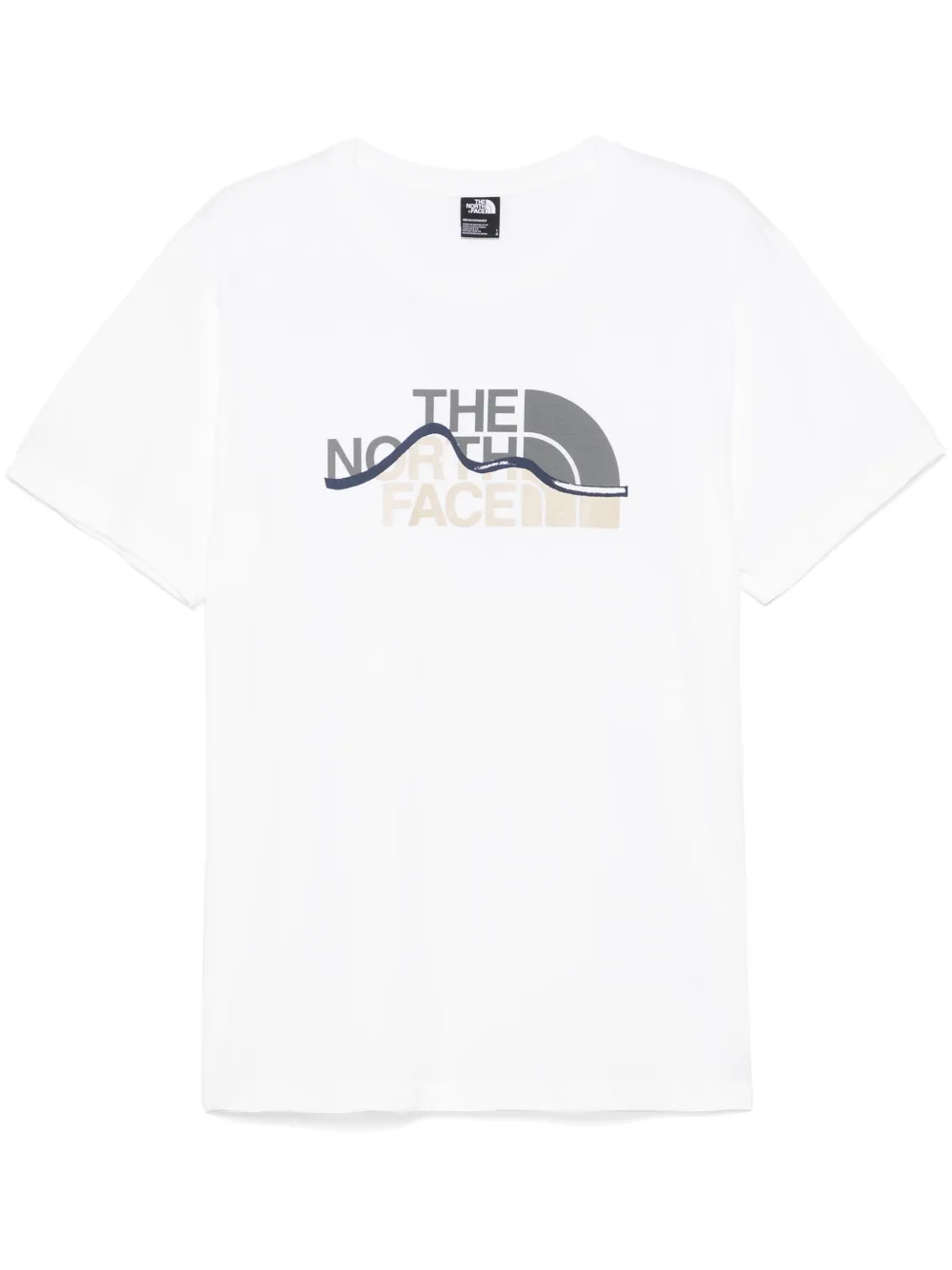 The North Face T-shirt Mountain Line - Bianco
