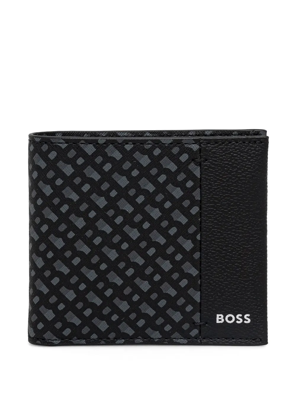 BOSS Monogram wallet - Nero
