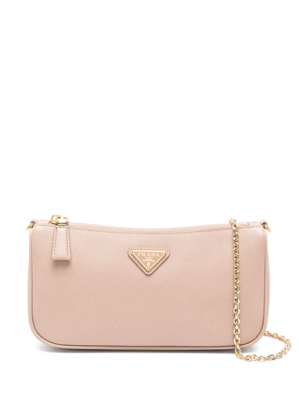 Prada Saffiano-leather cross body bag - Rosa