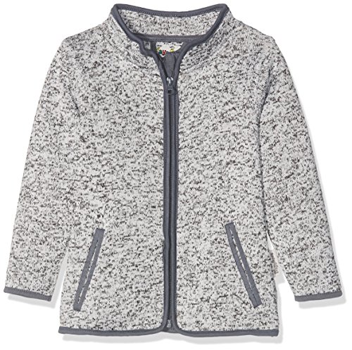 Playshoes Giacca In Pile, Piano Da Esterno Unisex - Bambini E Ragazzi, Pile Lavorato A Maglia Grigio, 104