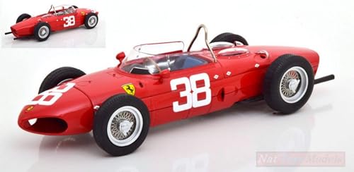 Modellino In Scala Compatibile Con Ferrari 156 F1 Sharknose Phil Hill 1961 N.38 3Rd Monaco Gp 1:18 Cmc Cmr169
