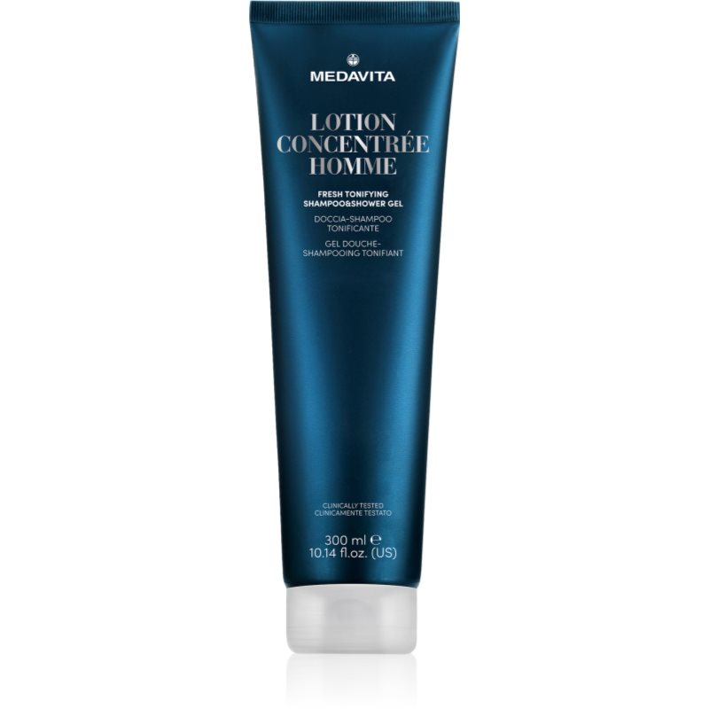 Medavita Lotion Concentree Homme Fresh Tonifying Shampoo & Shower Gel Gel Doccia E Shampoo 2 In 1 300 Ml