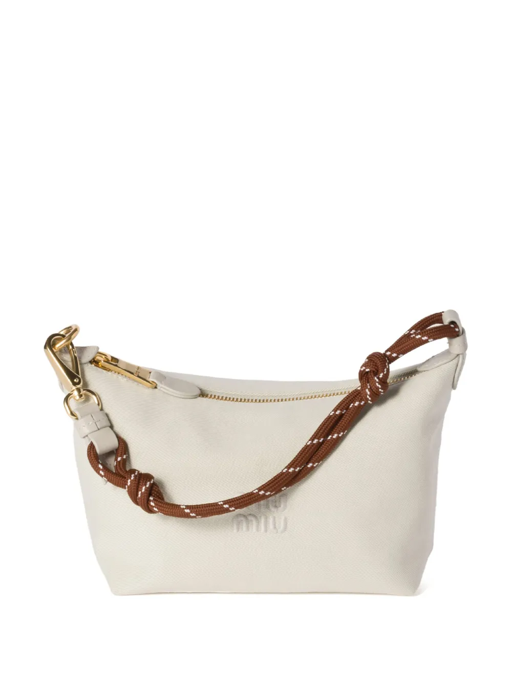 Miu Miu gabardine mini bag - Bianco