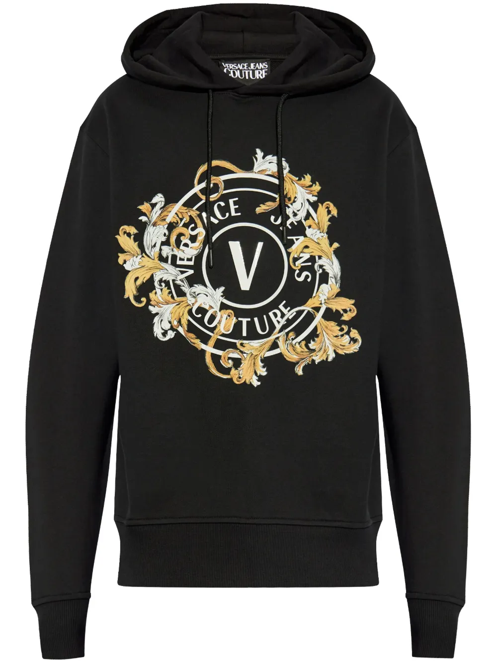 Versace Jeans Couture printed hoodie - Nero