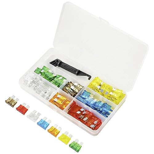 Tru Components Tc-10334032 - Fusibile Piatto Standard 5 A, 7,5 A, 10 A, 15 A, 20 A, 25 A, 30 A, Arancione, B