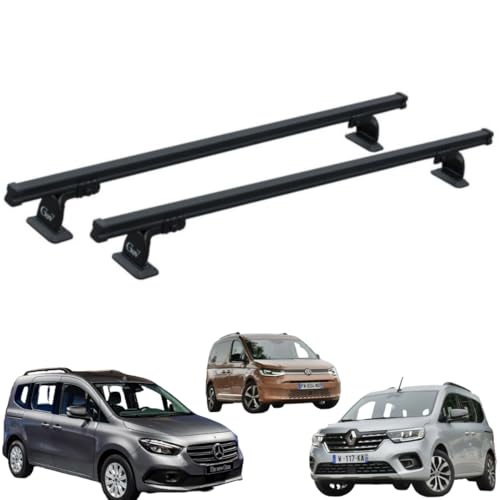 Gev 9412 - Barre Portatutto Compatibili Con Mercedes Citan, Renault Kangoo E Volkswagen Caddy