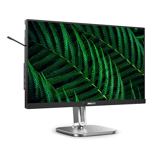 Philips 24B2G5301-Monitor Full Hd Da 24", Regolabile In Altezza, Altoparlanti, Adaptive Sync (1920X1080, 100 Hz, 1X Hdmi 1.4, 1X Displayport 1.2, 1X U