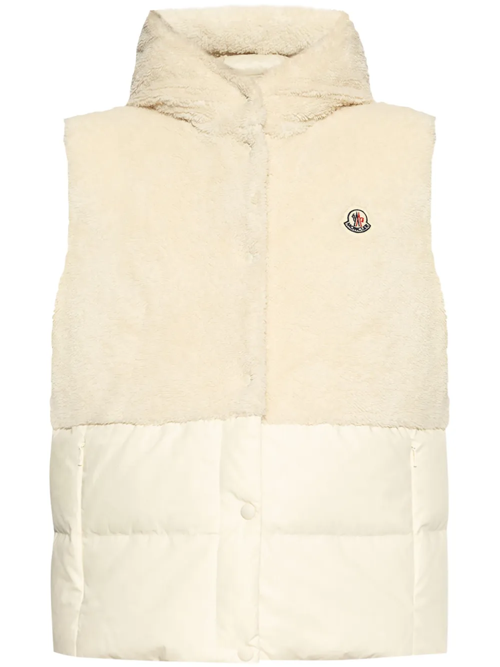 Moncler Floy down gilet - Bianco