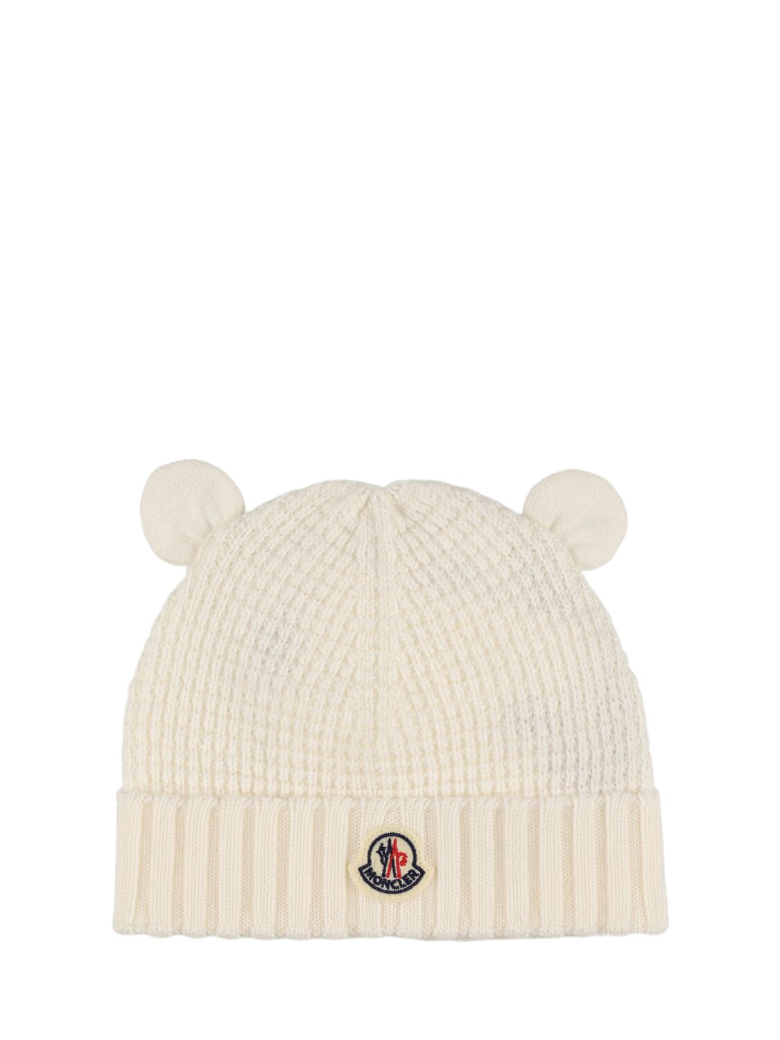 Virgin Wool Teddy Bear Ears Beanie