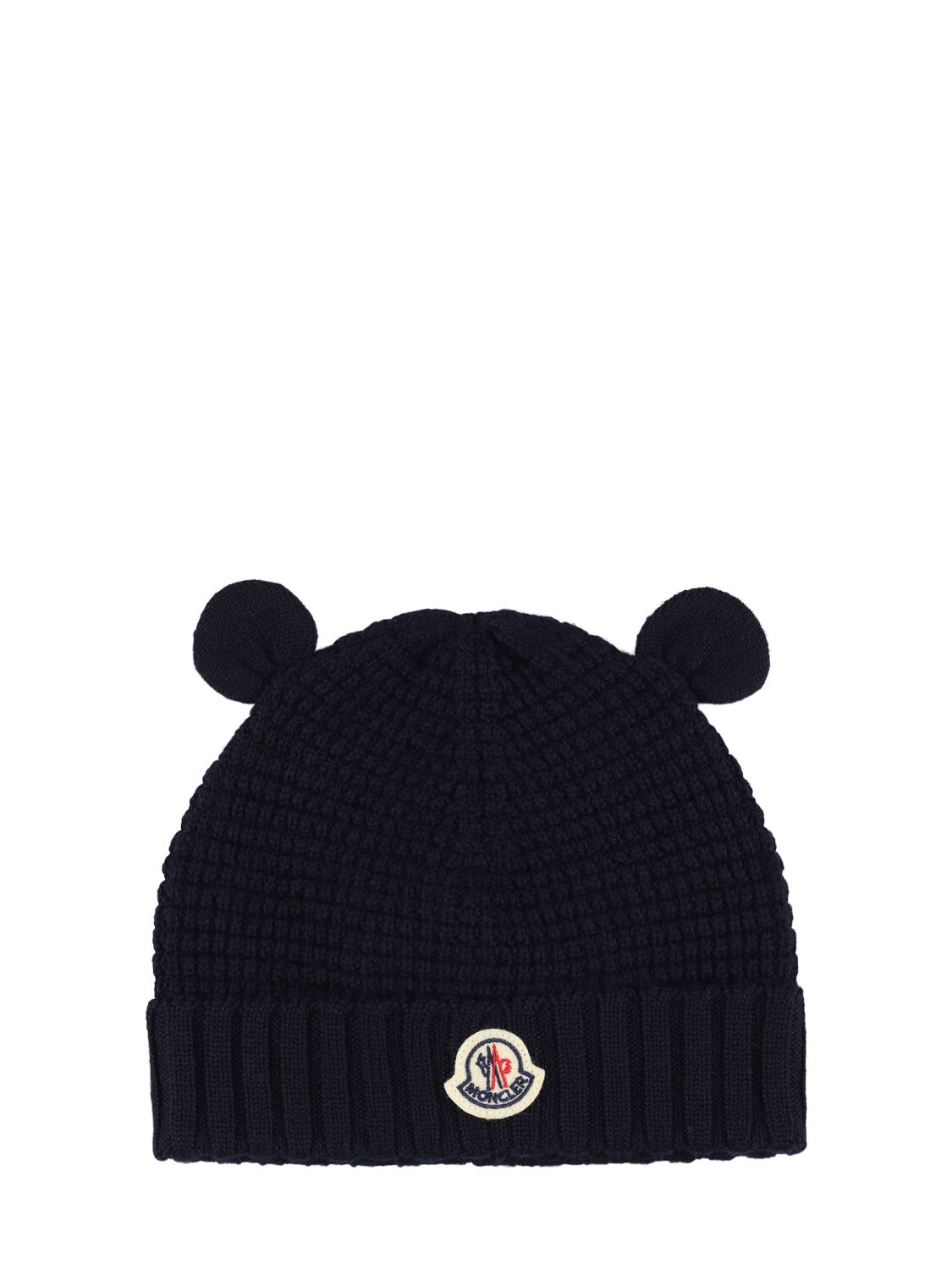 Virgin Wool Teddy Bear Ears Beanie