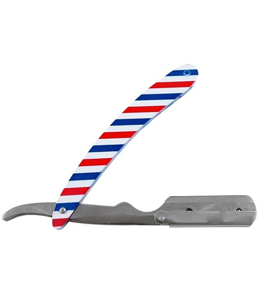 Rasoio barba american barber old style a mano senza mezza lama manico protettivo