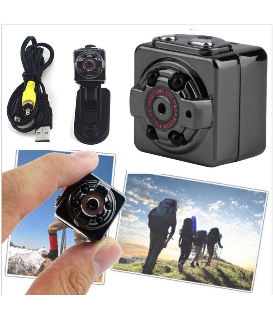 Mini video camera spia telecamera nascosta full hd auto car sq8 infrarossi