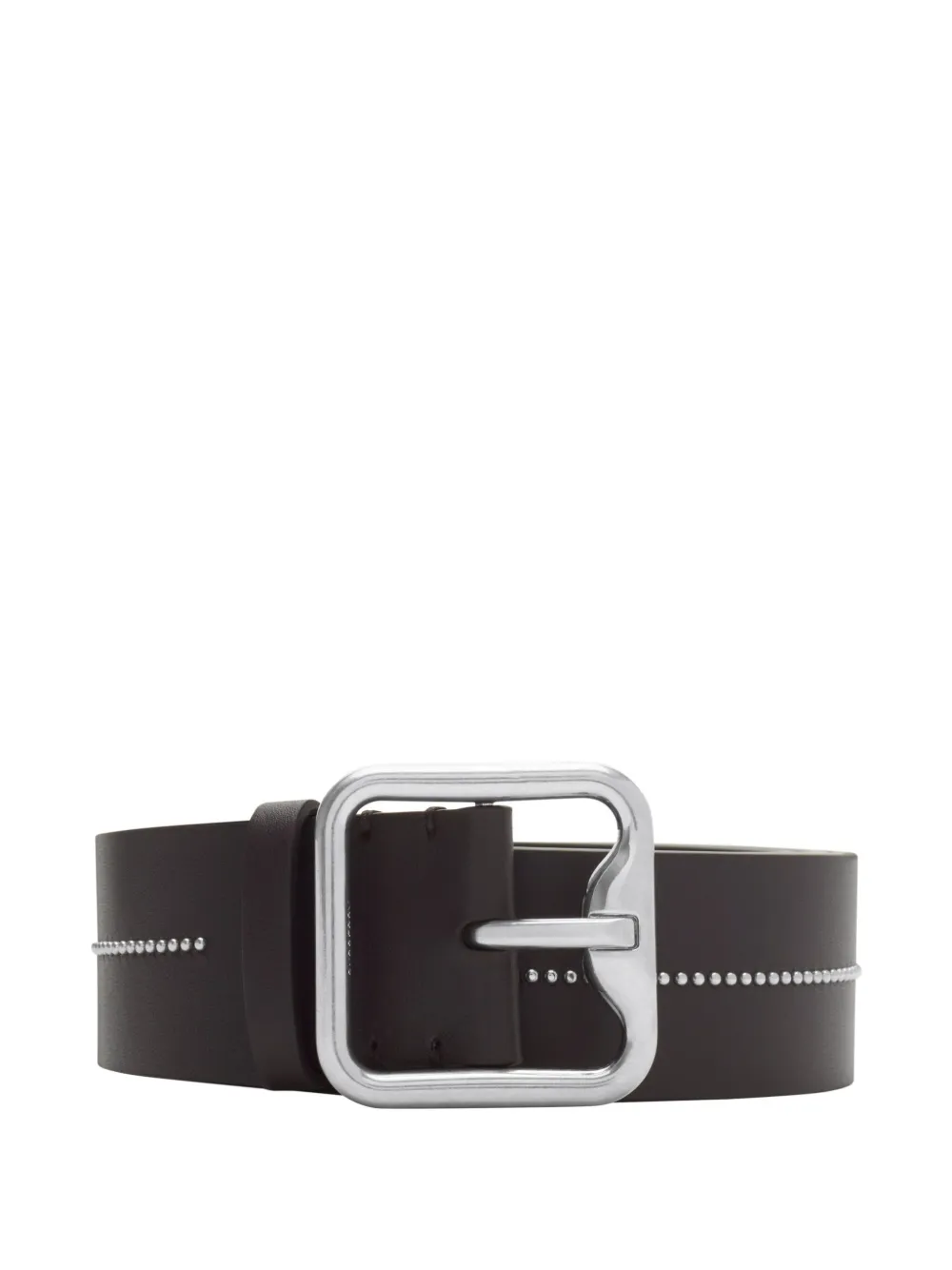 Burberry studded leather belt - Nero