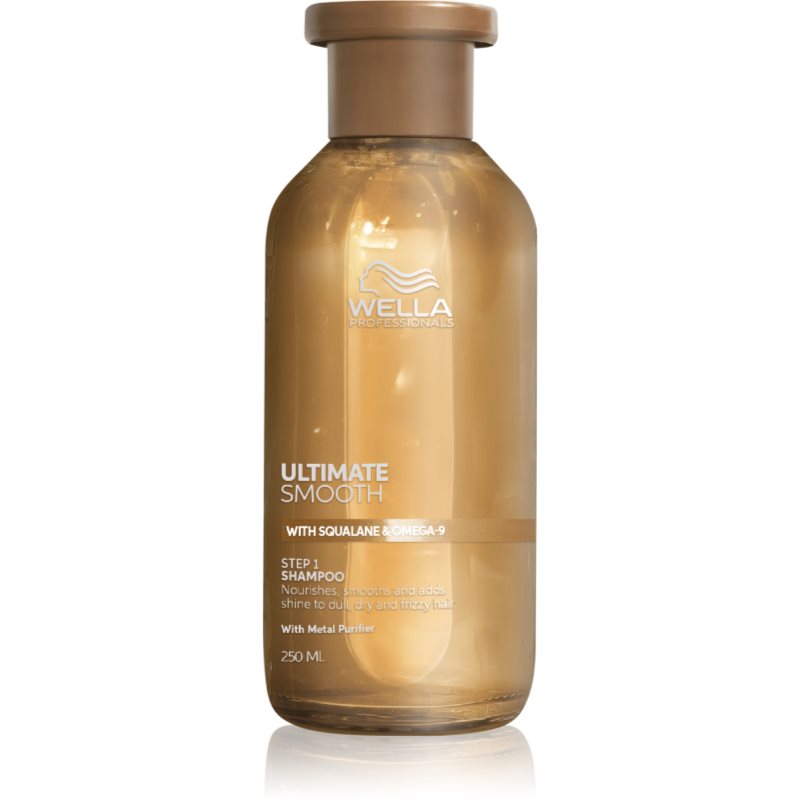 Wella Professionals Ultimate Smooth Shampoo Szampon Intensywnie Odżywczy Do Nabłyszczania I Zmiękczania Włosów 250 Ml