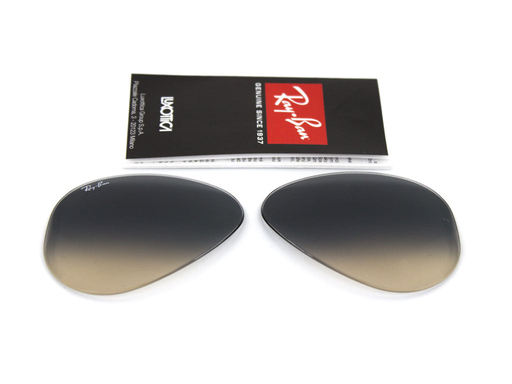 Ray - Ban Unisex Coppia Di Lenti Di Ricambio Ray-Ban Rb3025 Aviator Lenti Di Ricambio Metallo   Pilot