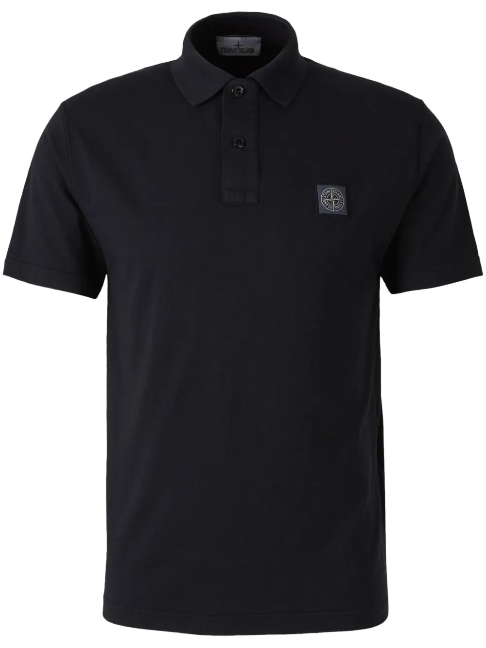 Stone Island Compass-motif polo shirt - Blu