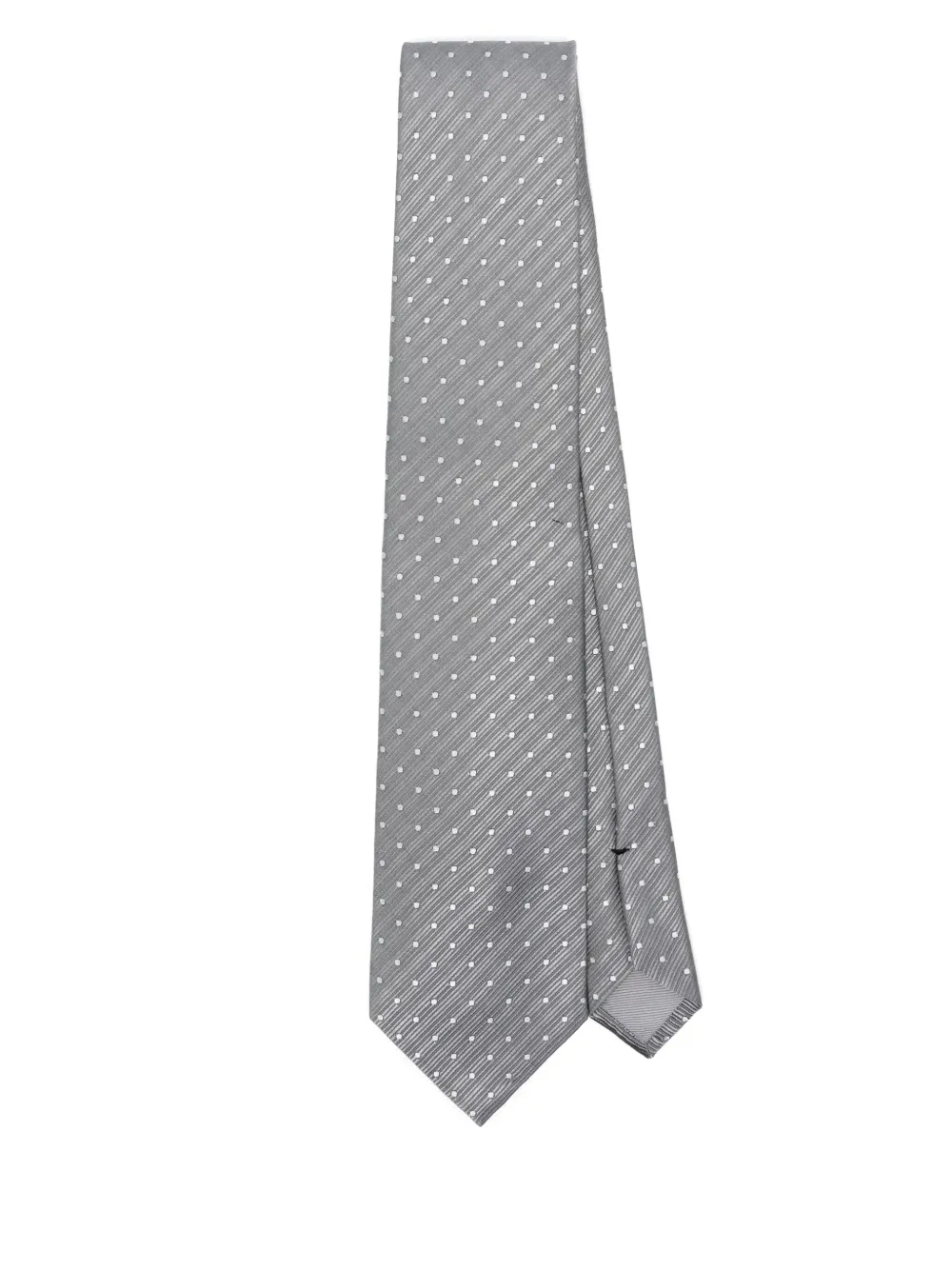 TOM FORD polka-dot tie - Grigio