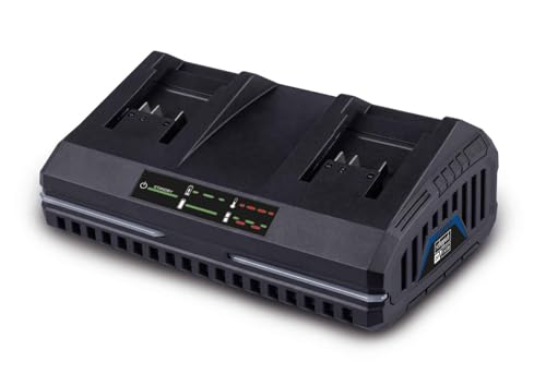 Caricabatterie Doppio - Scheppach - 2,4 A - Sdbc2.4A - Carica Contemporaneamente Due Batterie Agli Ioni Di Litio Della Gamma Scheppach 20V Ixes