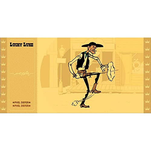 Cartoon Kingdom Biglietto D'Oro Ck Da Collezione Lucky Luke (Phil Defer)