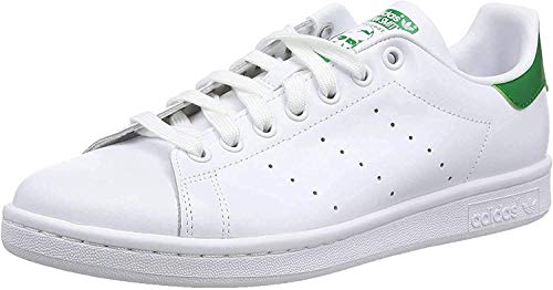 Adidas Originals Stan-Smith Fx7520 - Sneakers Unisex Per Bambini, Colore: Bianco, Bianco Footwear White Footwear White Green 0, 40 2/3 Eu