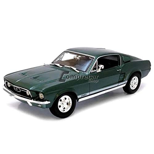 1/18 Maisto Ford Mustang Gta Fastback 1967 Dunkelrot