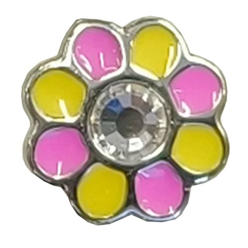 Ink1226 C Foralobi Kid Crystal Flower Stainless Steel