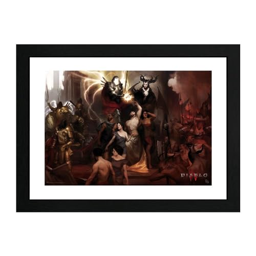 Abystyle Diablo - Quadro Stampato Diablo Iv - Nephalems (30 X 40)