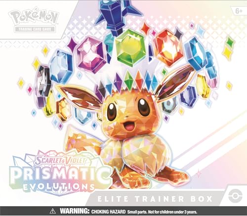 Pokemon Tcg: Scarlet & Violet—Prismatic Evolutions Elite Trainer Box, Multicolore, 100-10013 : C : En : 45 :