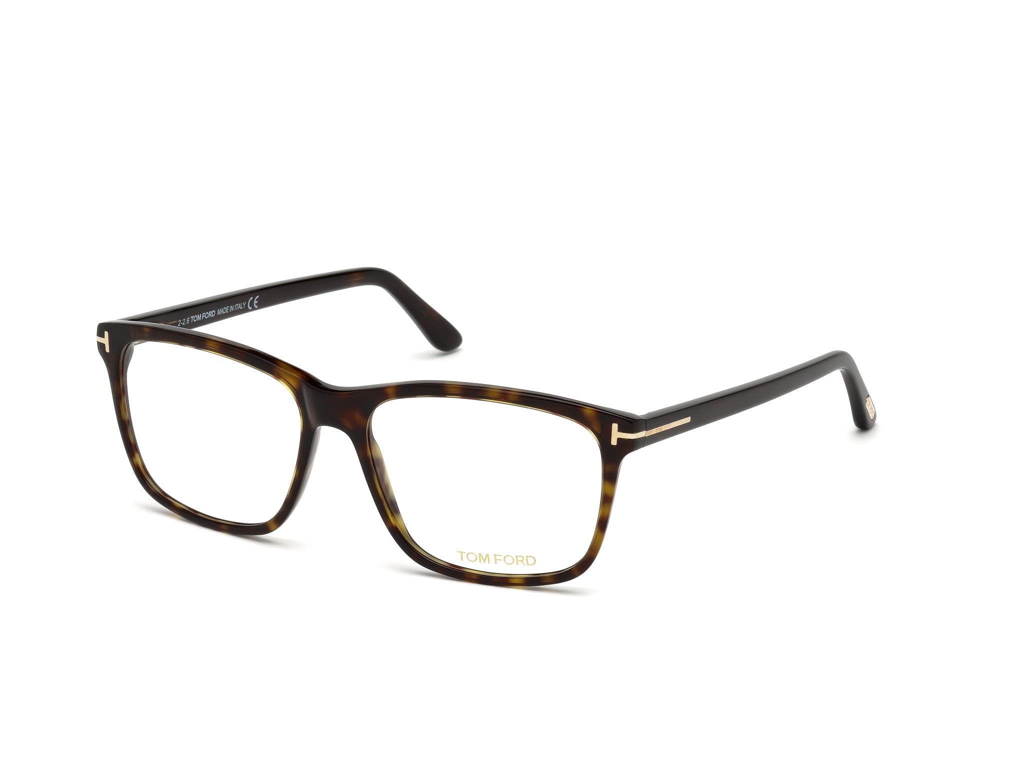 Tom Ford Uomo Ft5479-B 52 Montature Da Vista Acetato Havana  Squadrata Anti-Luce Blu
