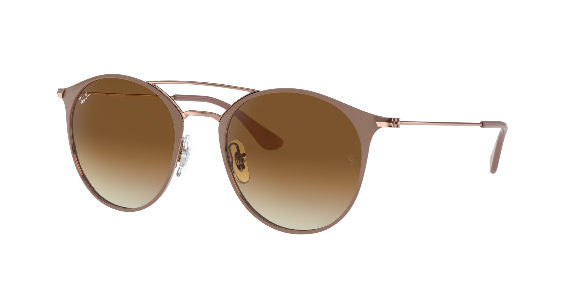 Ray - Ban Unisex Rb3546  907151 Occhiali Da Sole Metallo Marrone  Pantos Normale