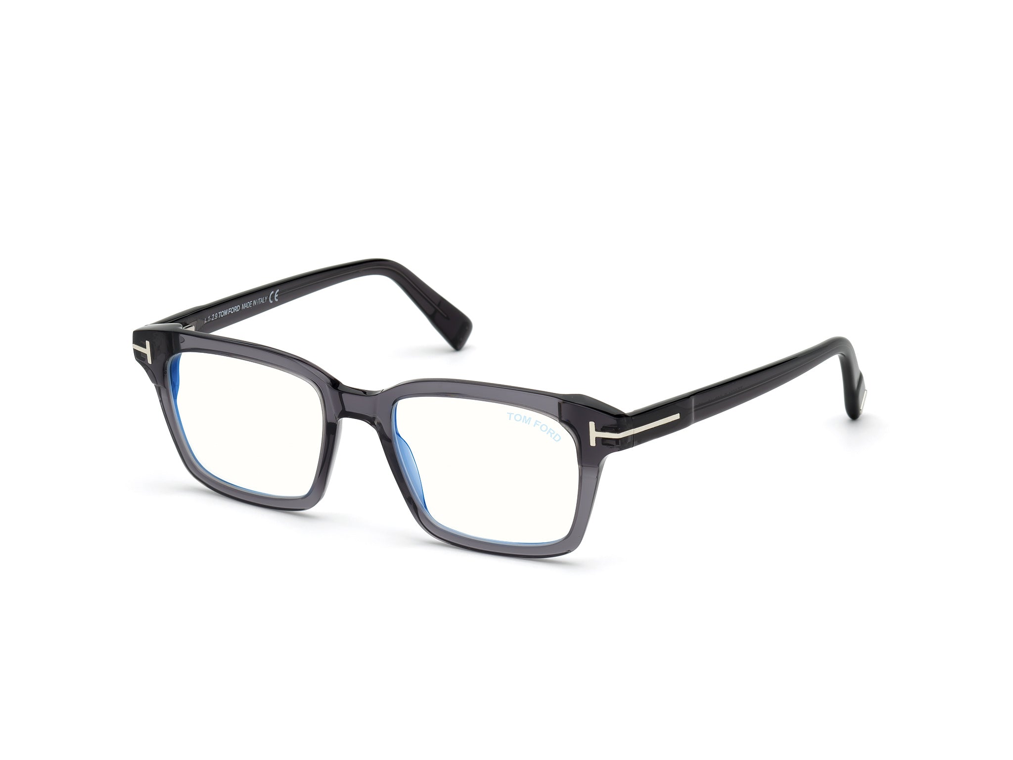 Tom Ford Uomo Ft5661-B 20 Montature Da Vista Acetato Grigio  Squadrata Normale