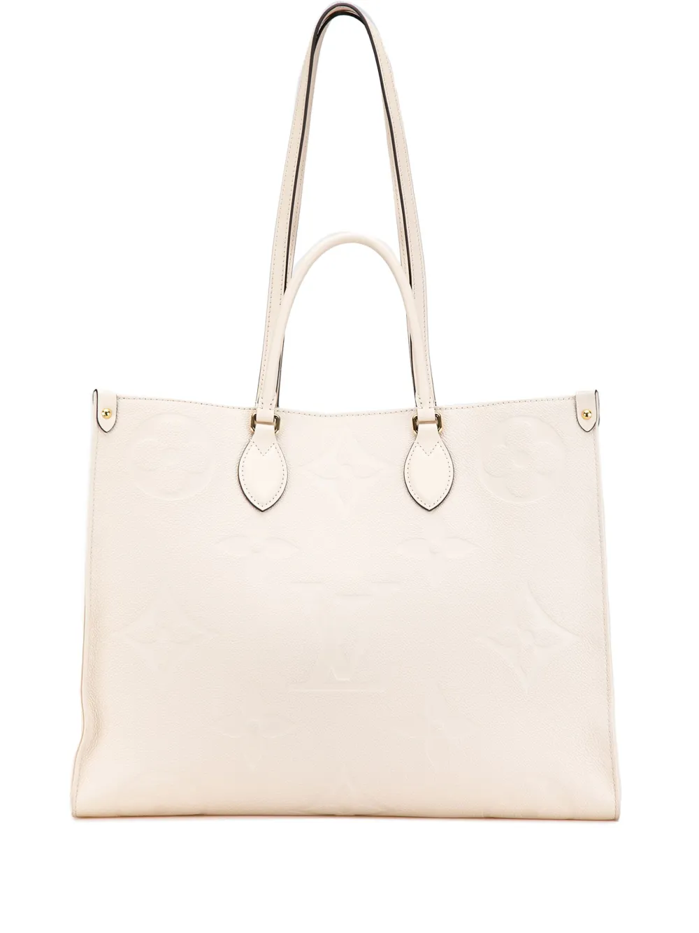 Louis Vuitton Pre-Owned 2020 Monogram Empreinte Onthego GM satchel - Bianco