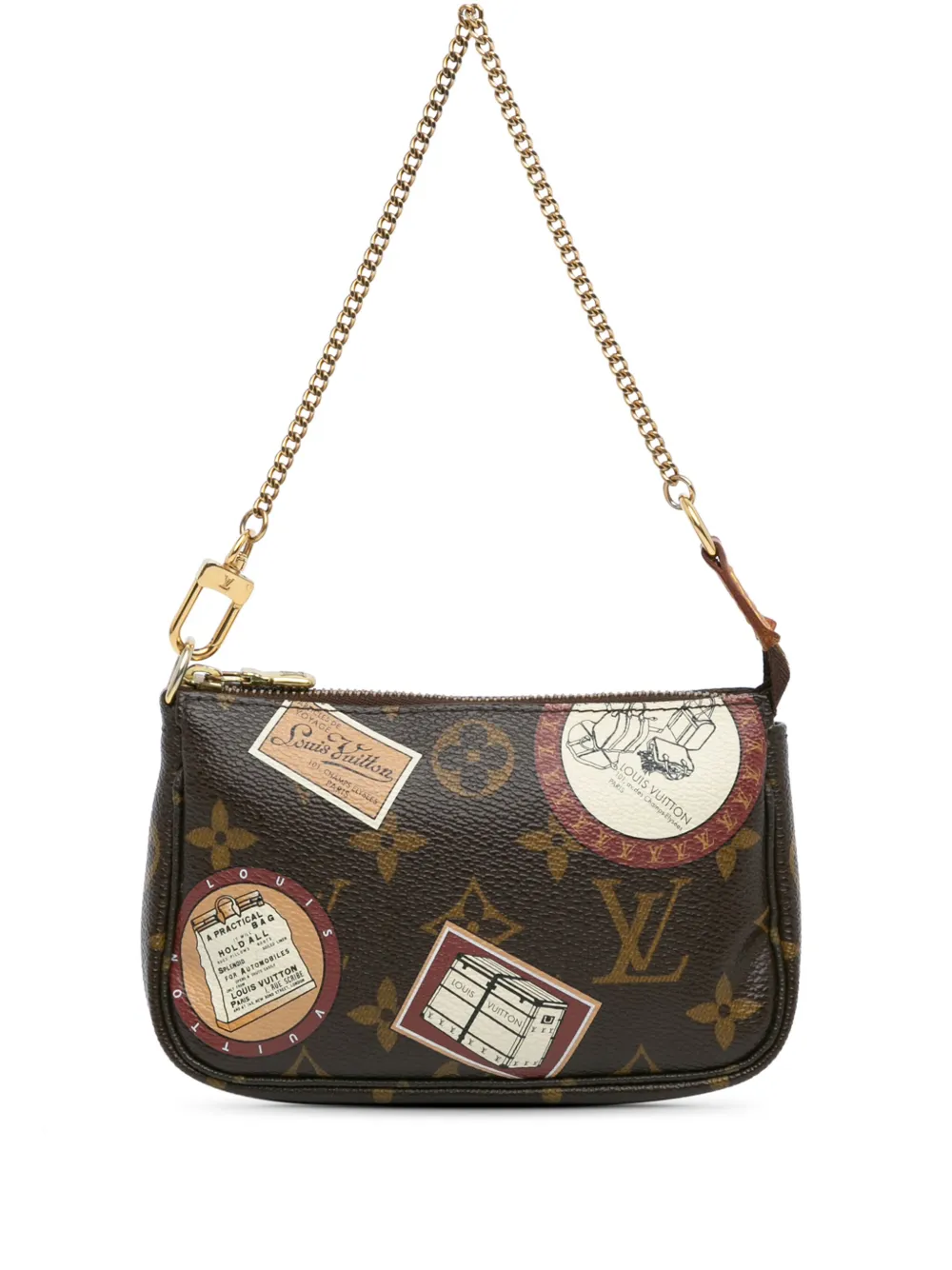 Louis Vuitton Pre-Owned 2008 Monogram Articles de Voyage Mini Pochette Accessoires handbag - Marrone