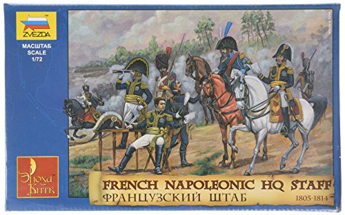 Zvezda 8080 French Napoleonic Hq Staff Scala 1/72