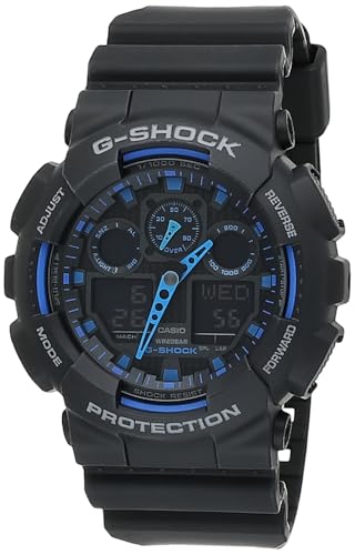 Casio Orologio Analogico-Digitale Al Quarzo Uomo Con Cinturino In Resina Ga-100-1A2Dr