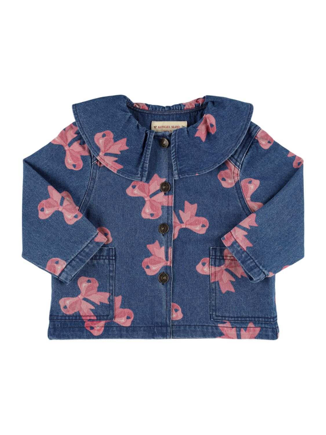 Printed Cotton Denim Jacket