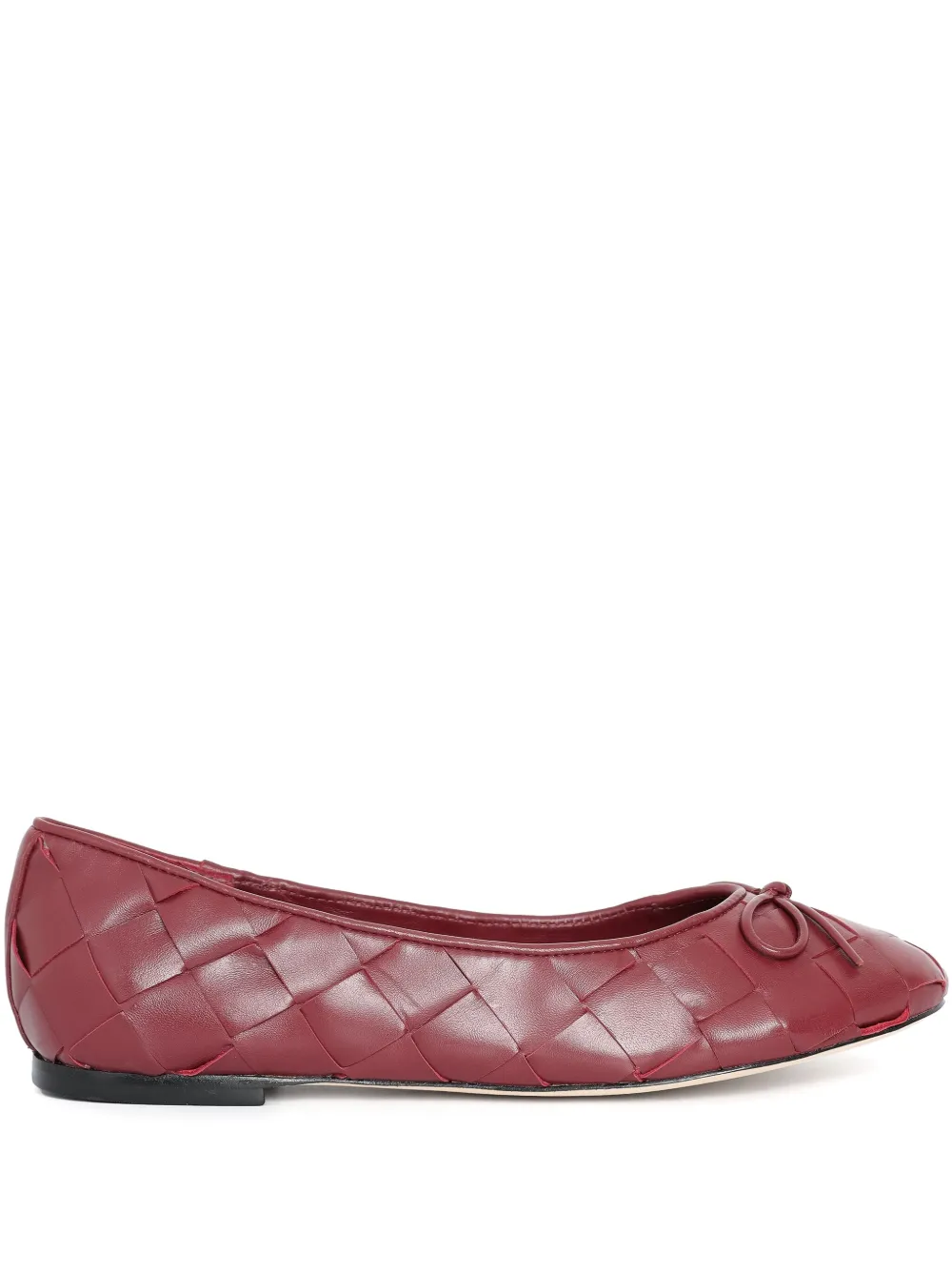 Sarah Chofakian Jack ballet flats - Rosso