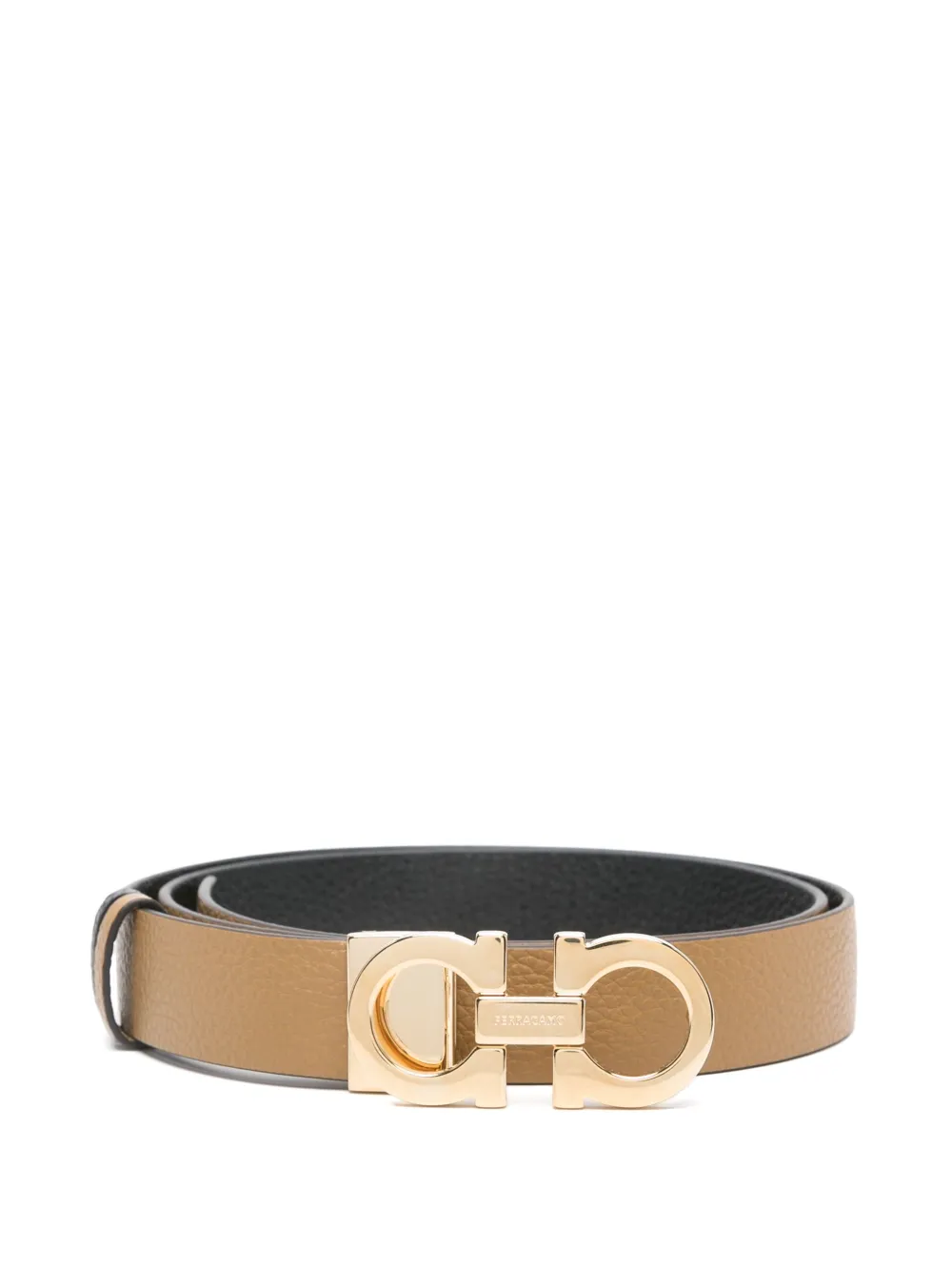 Ferragamo Gancini belt - Marrone
